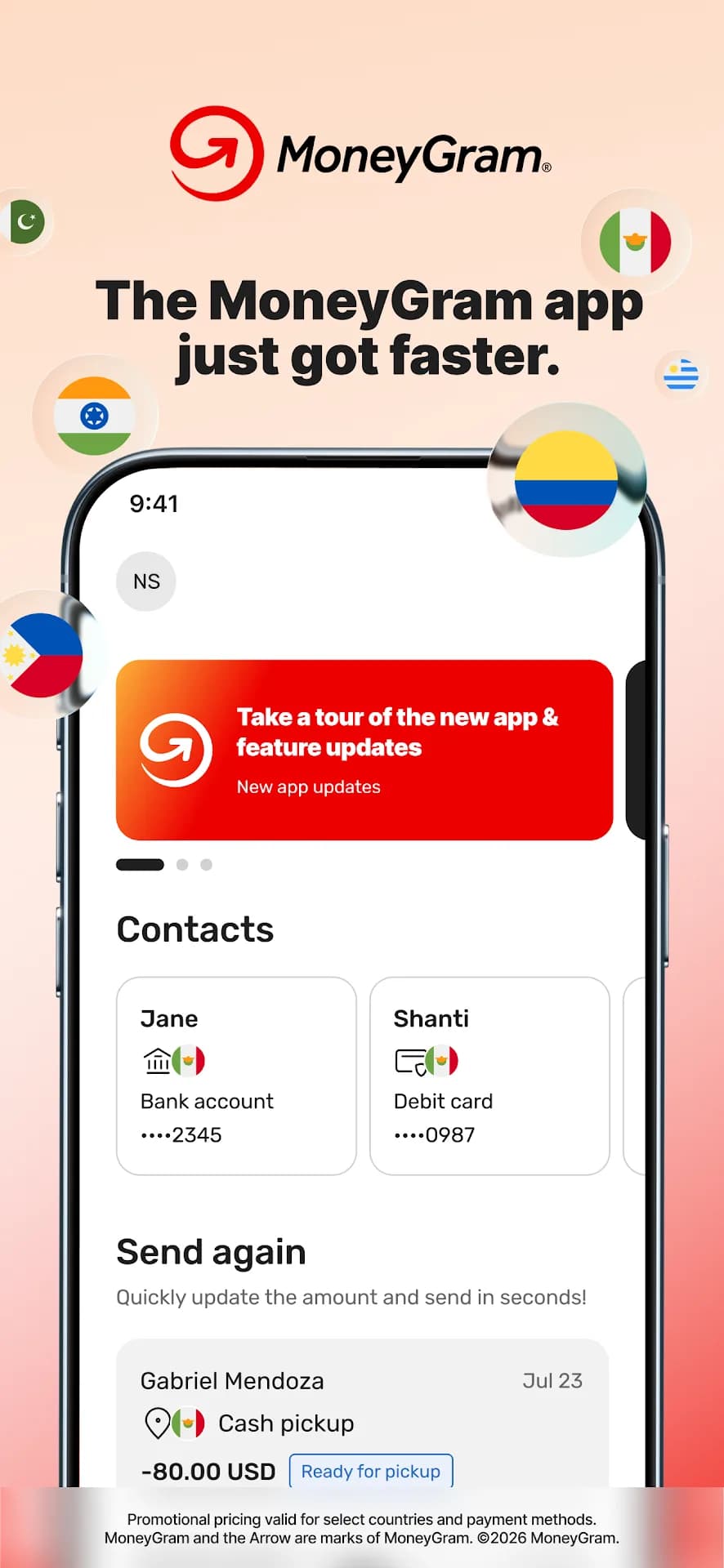 MoneyGram مهكر — لقطة شاشة 1