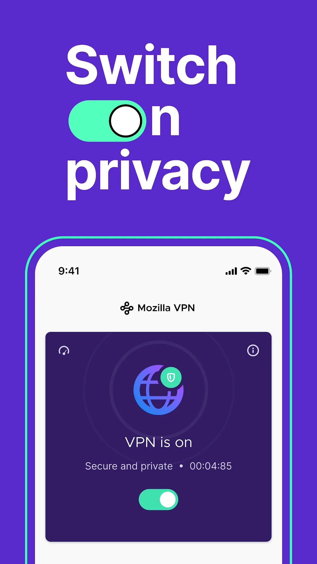 Mozilla VPN مهكر — لقطة شاشة 1