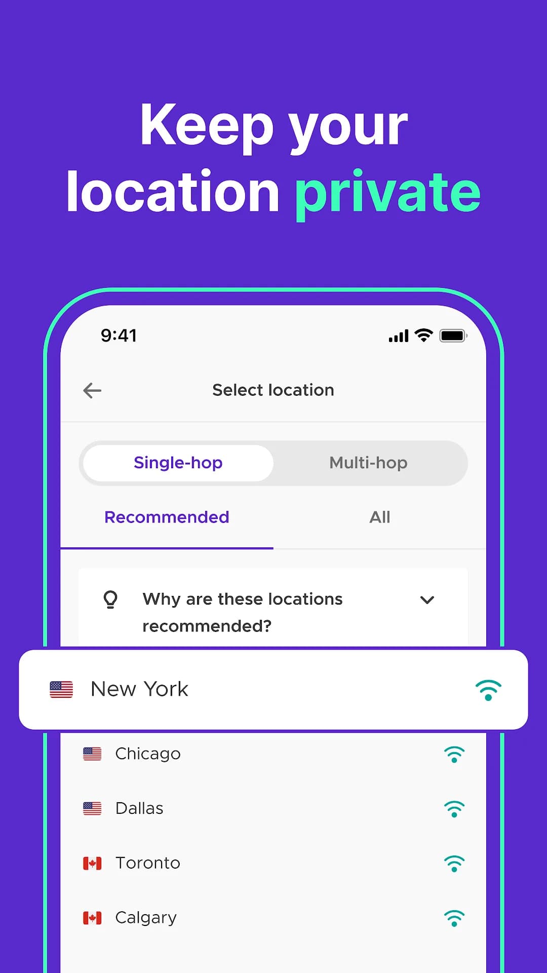Mozilla VPN مهكر — لقطة شاشة 2