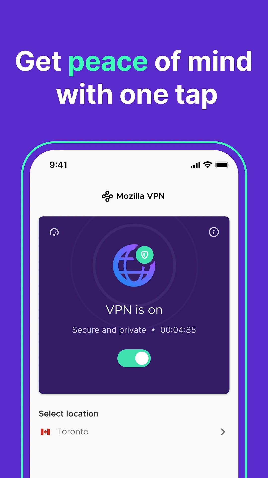 Mozilla VPN مهكر — لقطة شاشة 3