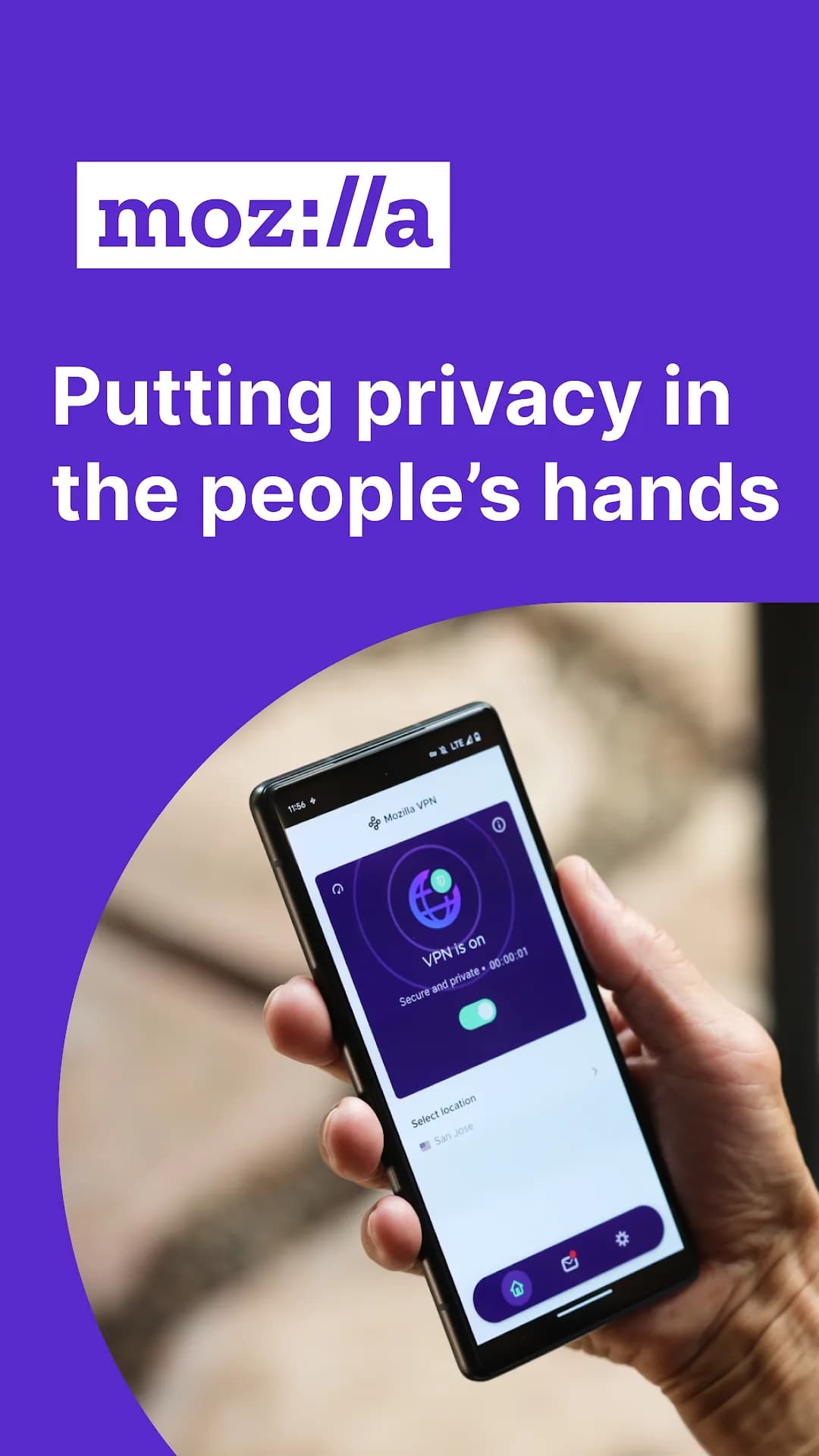 Mozilla VPN مهكر — لقطة شاشة 6
