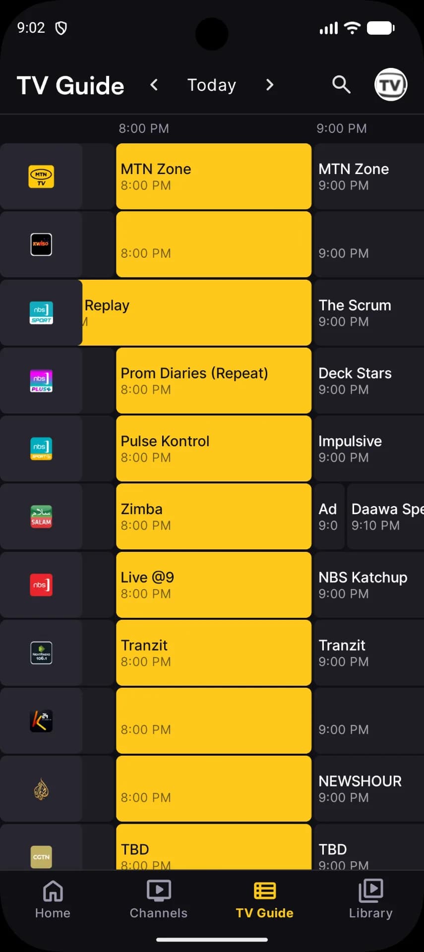 MTN TV Syria مهكر — لقطة شاشة 3