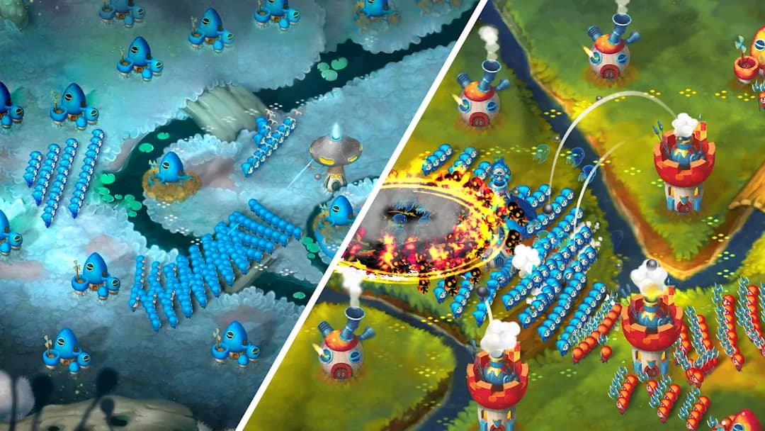 Mushroom Wars 2 مهكرة — لقطة شاشة 1