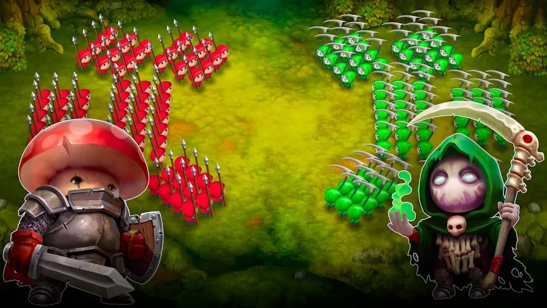 Mushroom Wars 2 مهكرة — لقطة شاشة 2