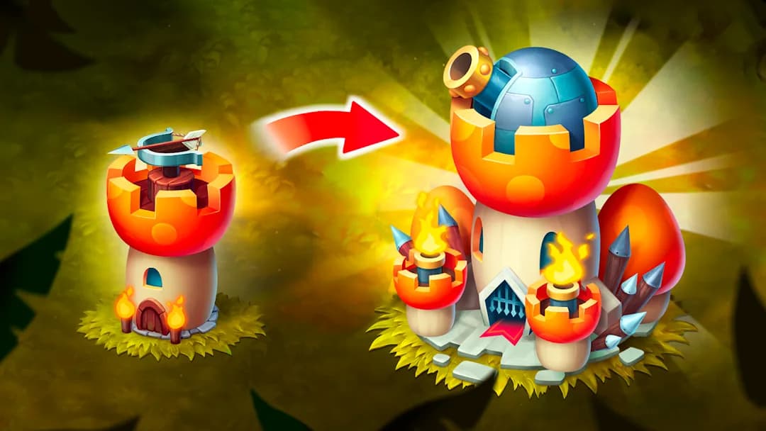 Mushroom Wars 2 مهكرة — لقطة شاشة 3