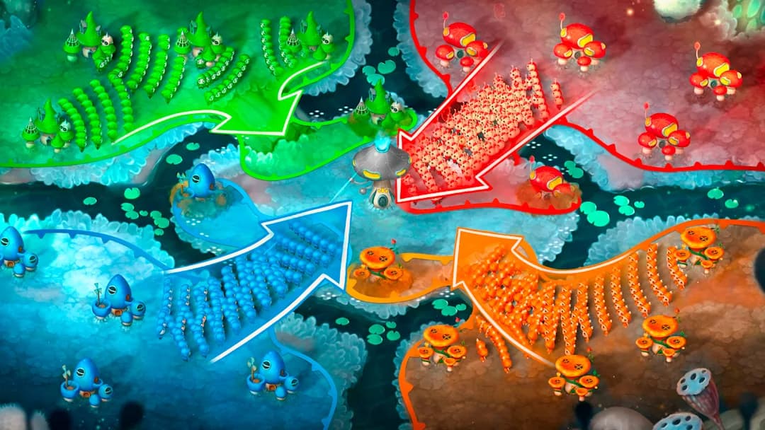 Mushroom Wars 2 مهكرة — لقطة شاشة 4