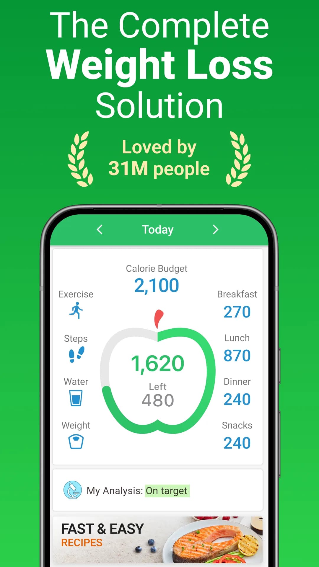 MyNetDiary مهكر — لقطة شاشة 1