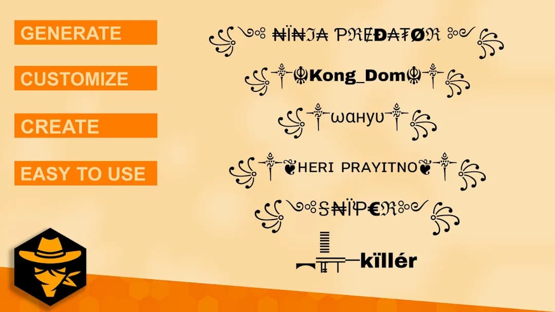 Nickname Generator مهكر — لقطة شاشة 2