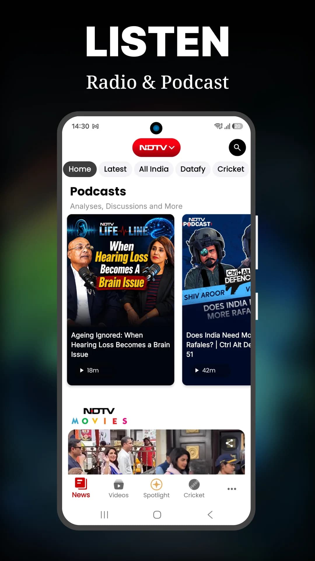 NDTV News مهكر — لقطة شاشة 3