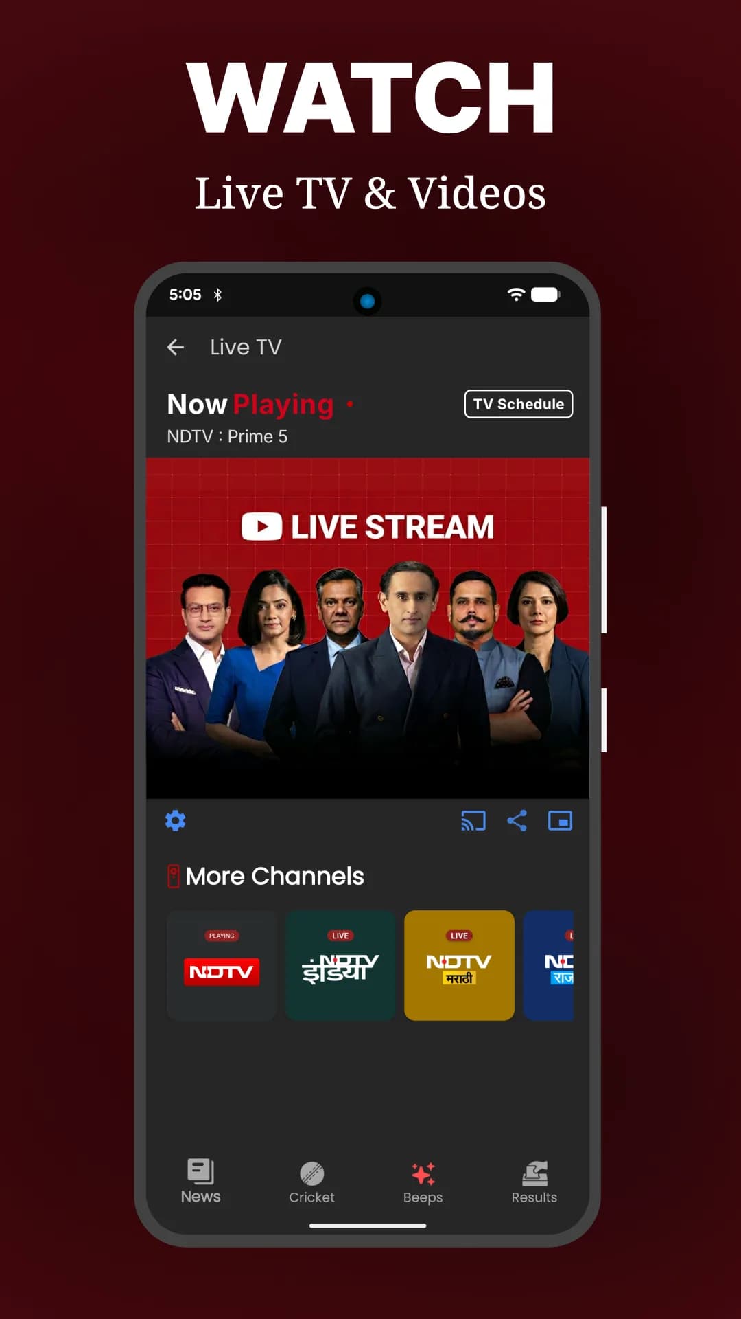 NDTV News مهكر — لقطة شاشة 4