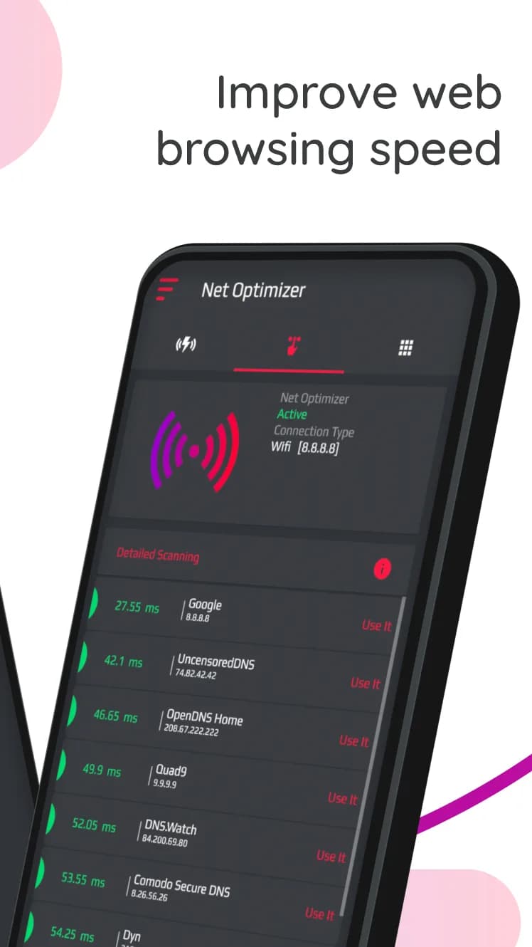 Net Optimizer Pro مهكر — لقطة شاشة 2
