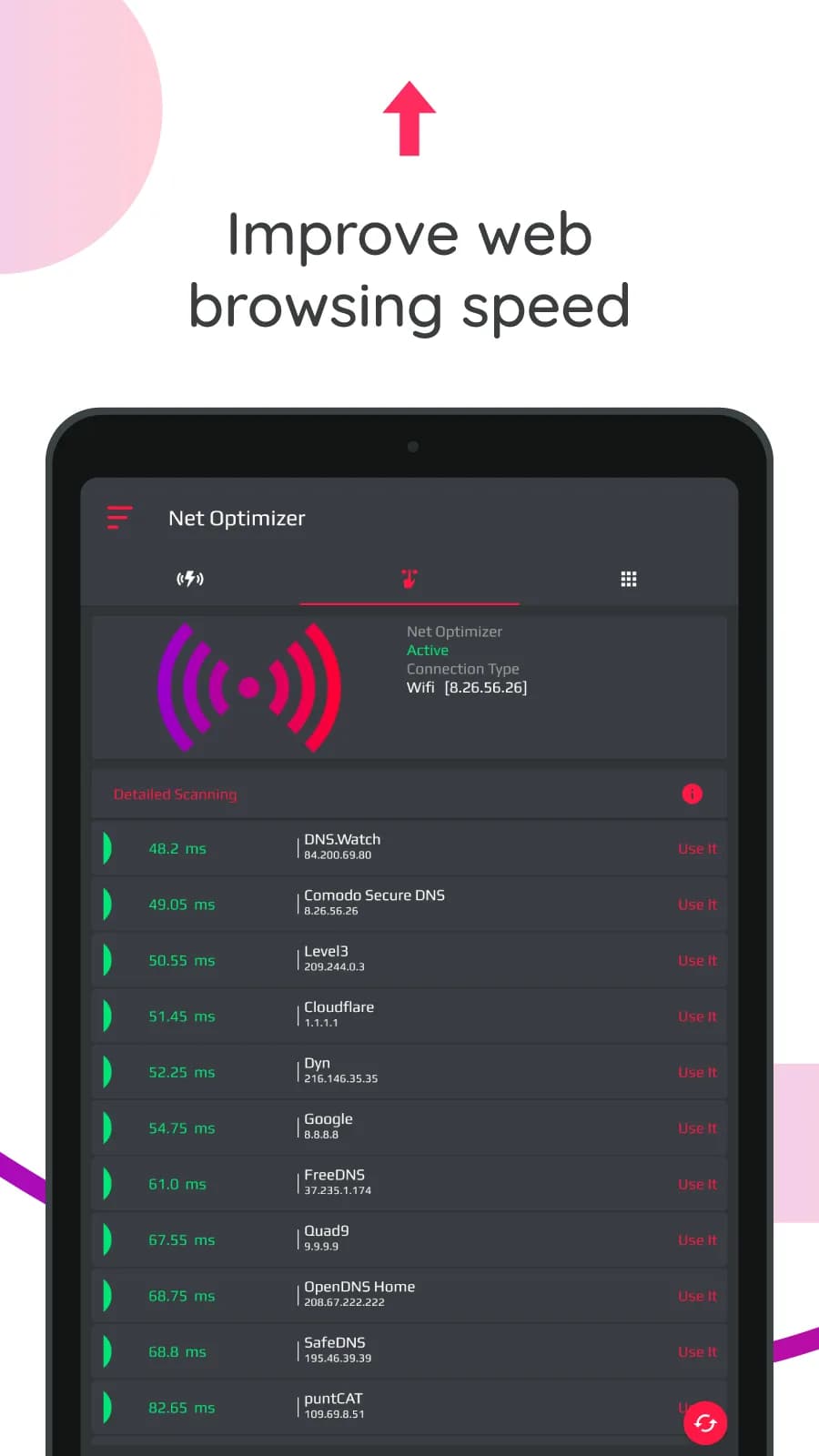 Net Optimizer Pro مهكر — لقطة شاشة 8