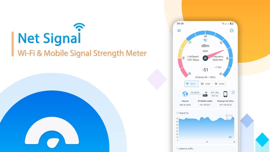 Net Signal Pro مهكر — لقطة شاشة 1