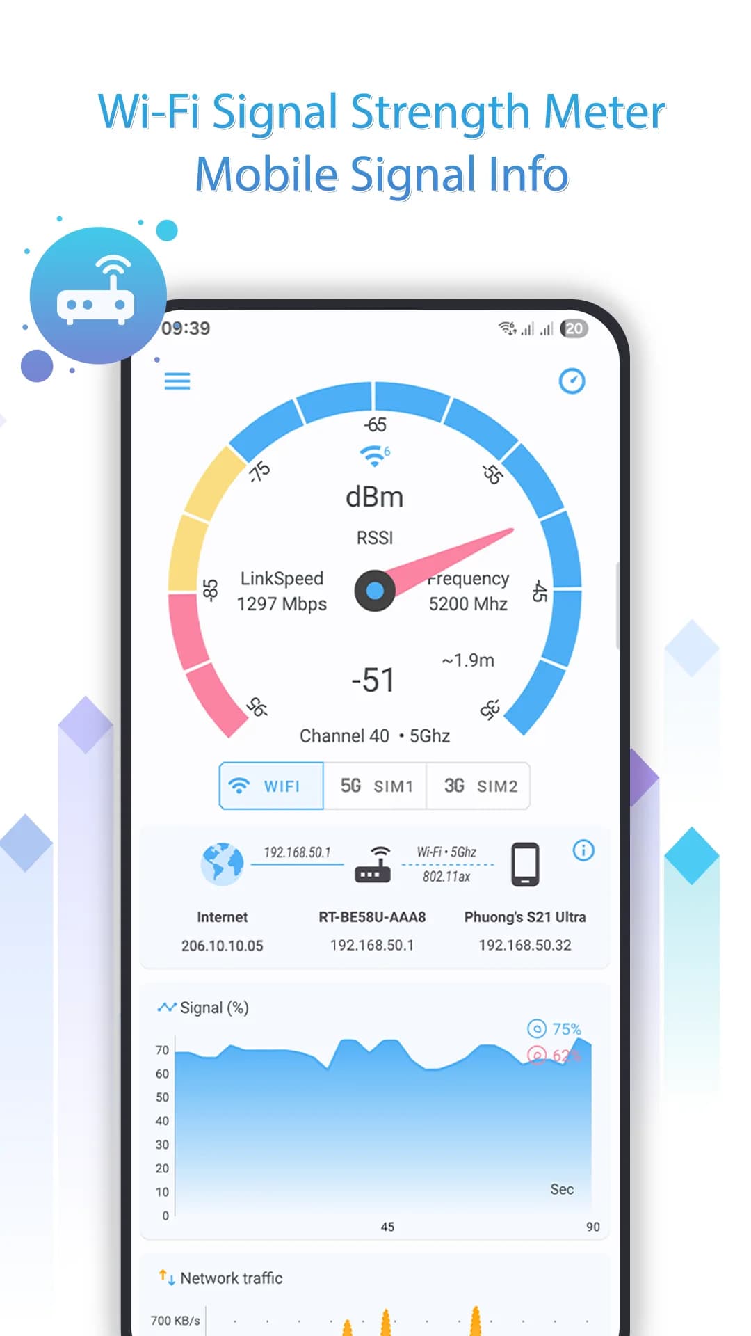 Net Signal Pro مهكر — لقطة شاشة 2