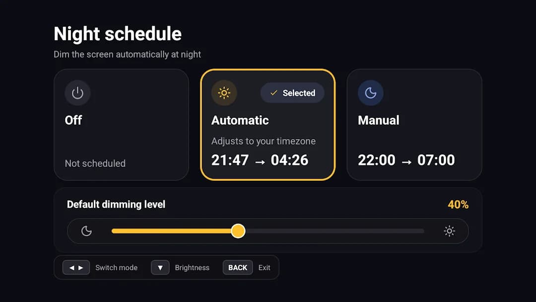 Night Screen مهكر — لقطة شاشة 8