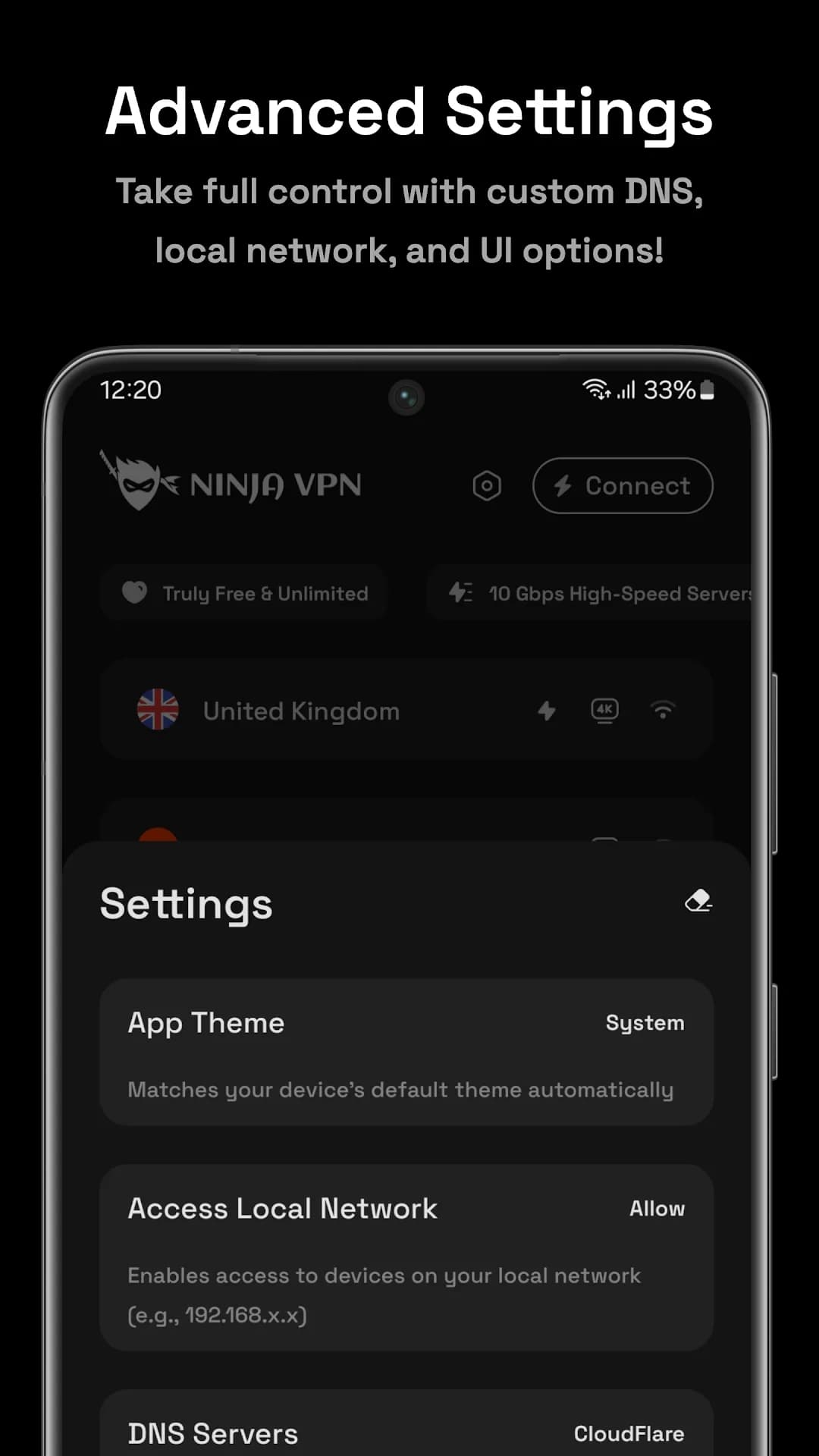 Ninja Vpn مهكر — لقطة شاشة 3