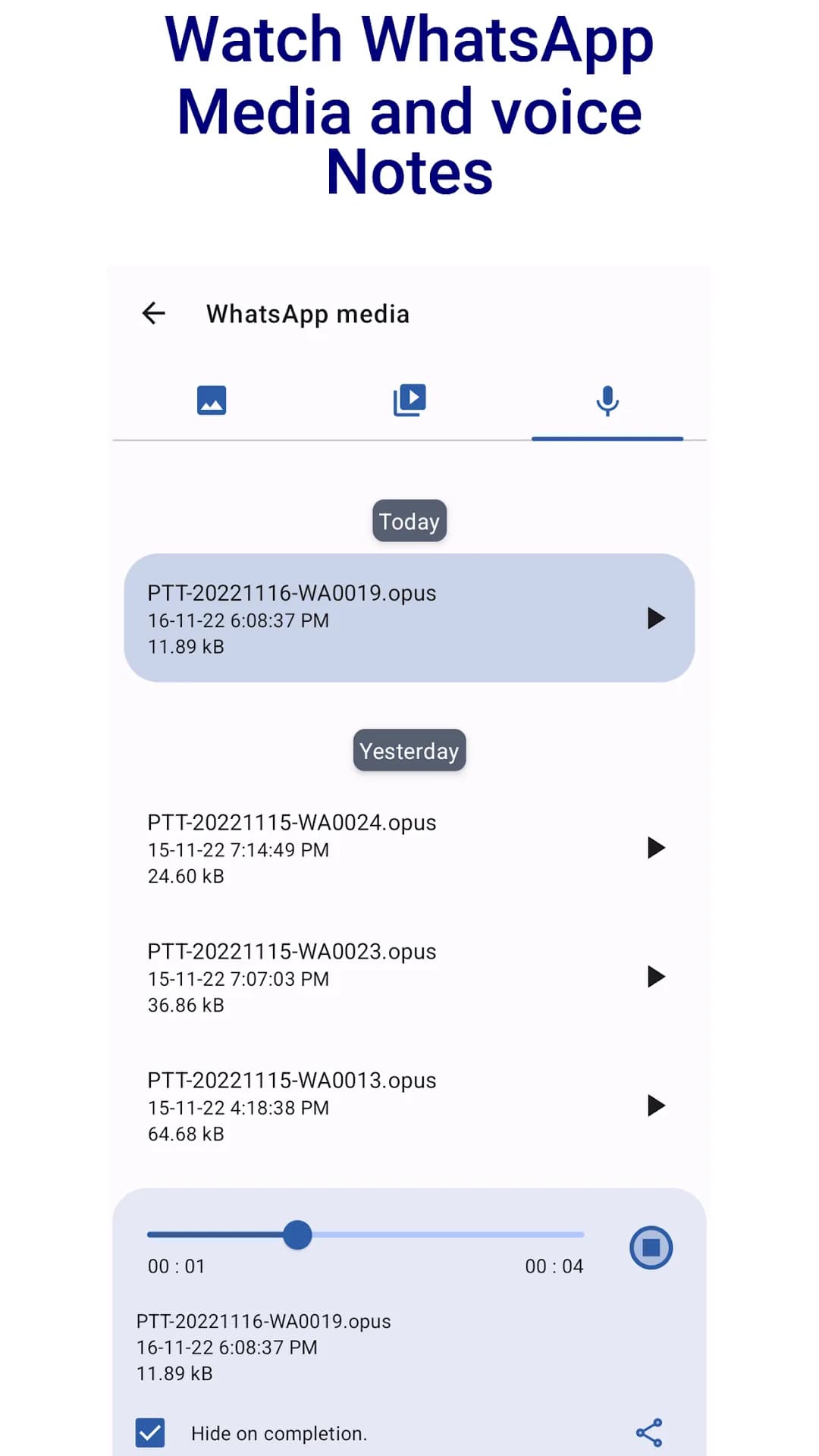 NoBlueTick مهكر — لقطة شاشة 4