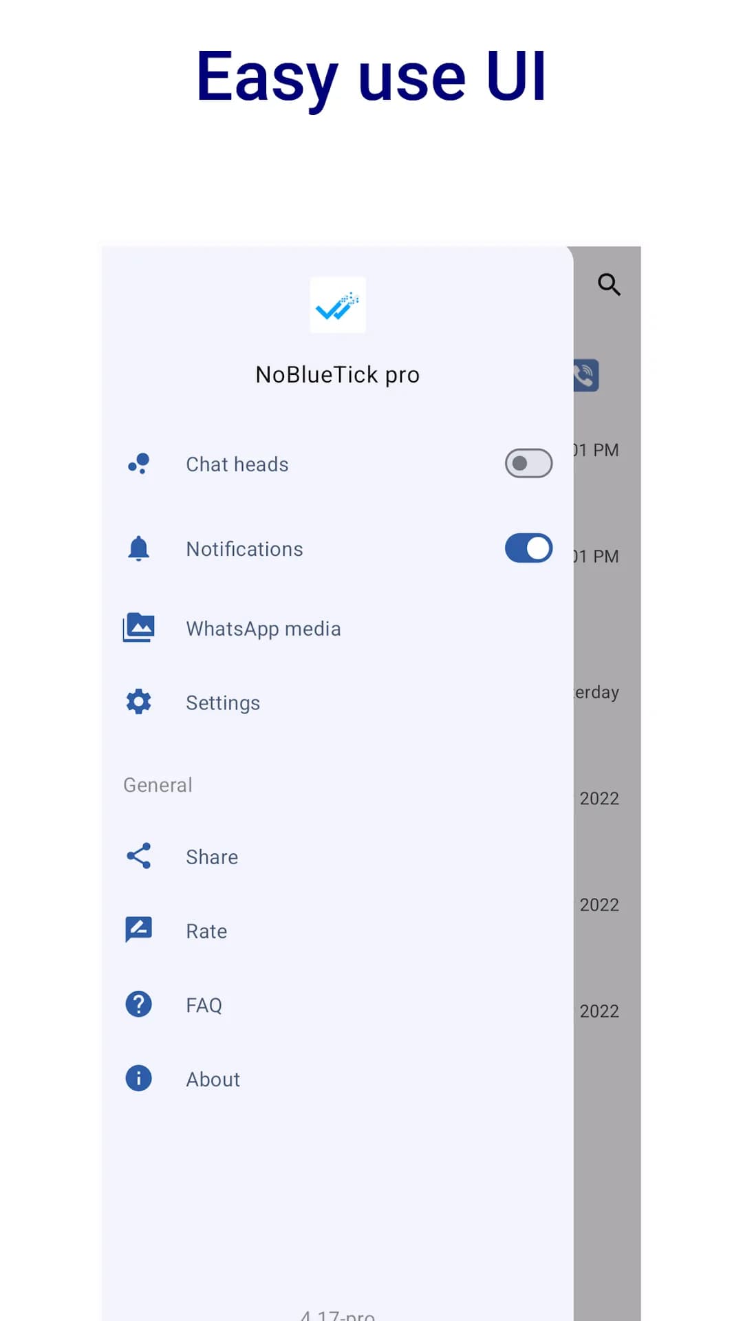 NoBlueTick مهكر — لقطة شاشة 8