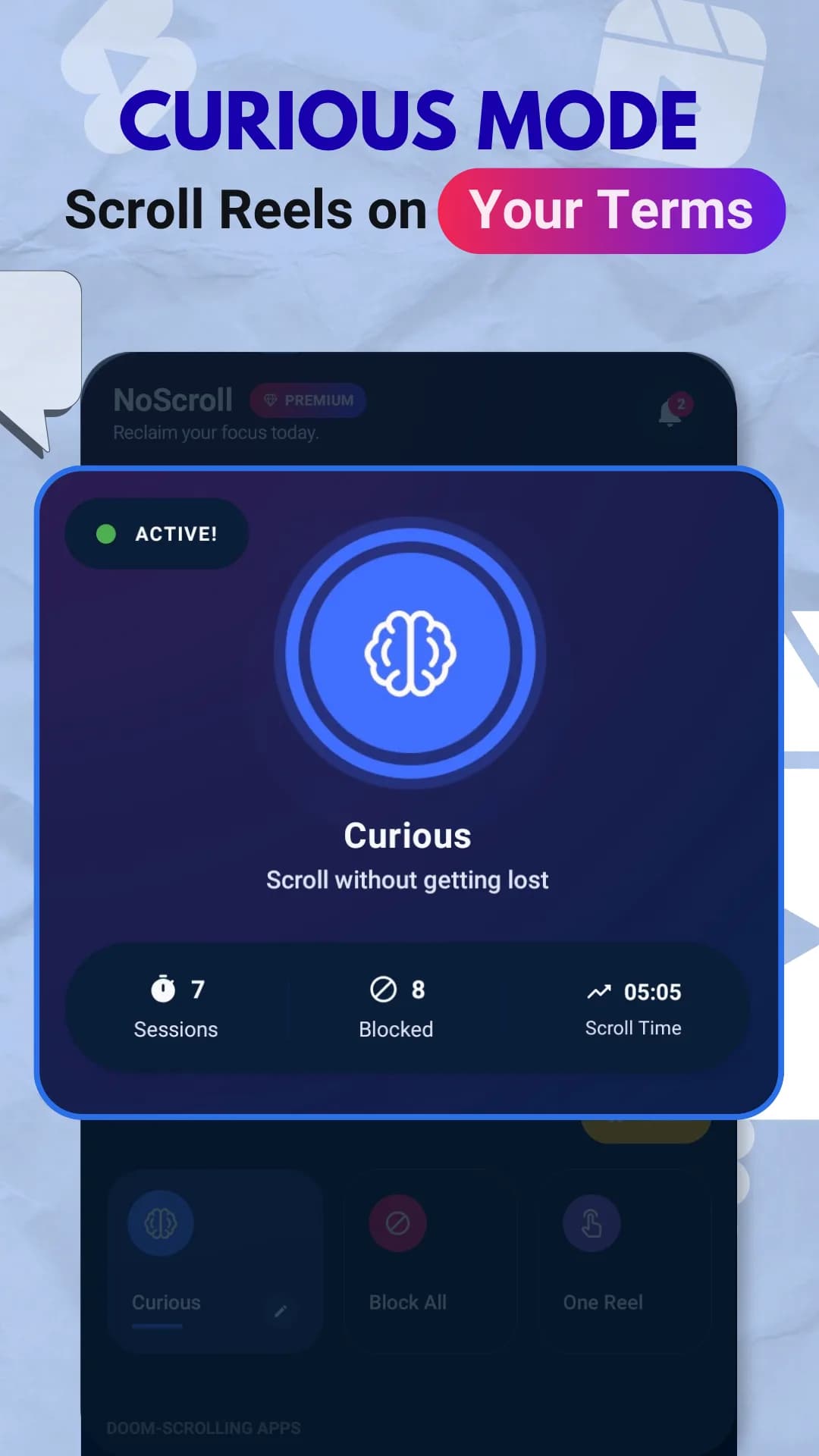 NoScroll مهكر — لقطة شاشة 2