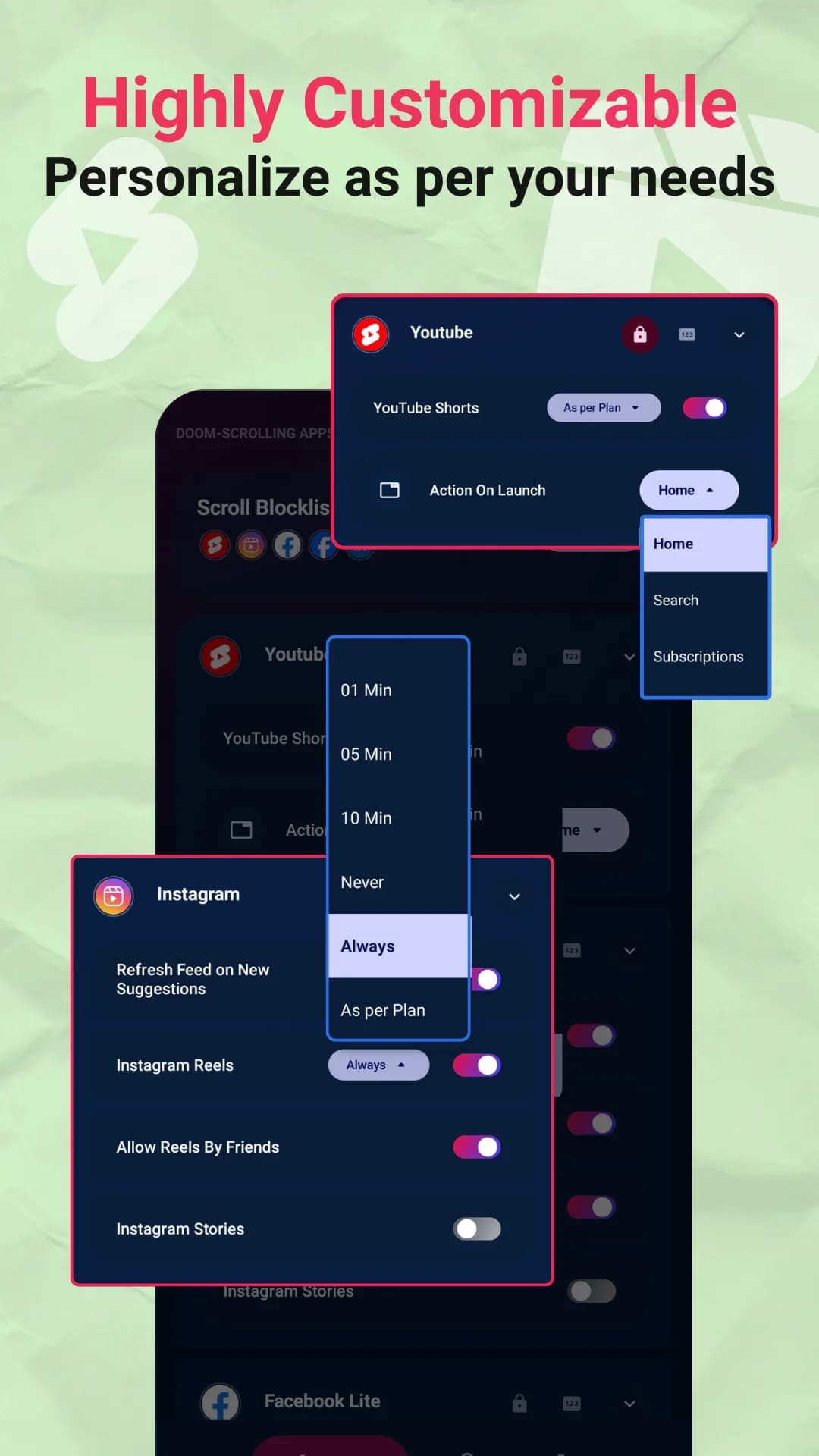 NoScroll مهكر — لقطة شاشة 5