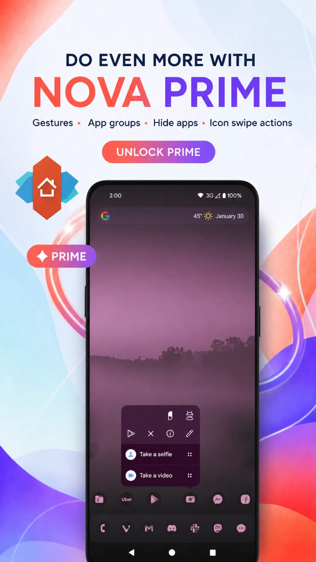 Nova Launcher Prime مهكر — لقطة شاشة 5