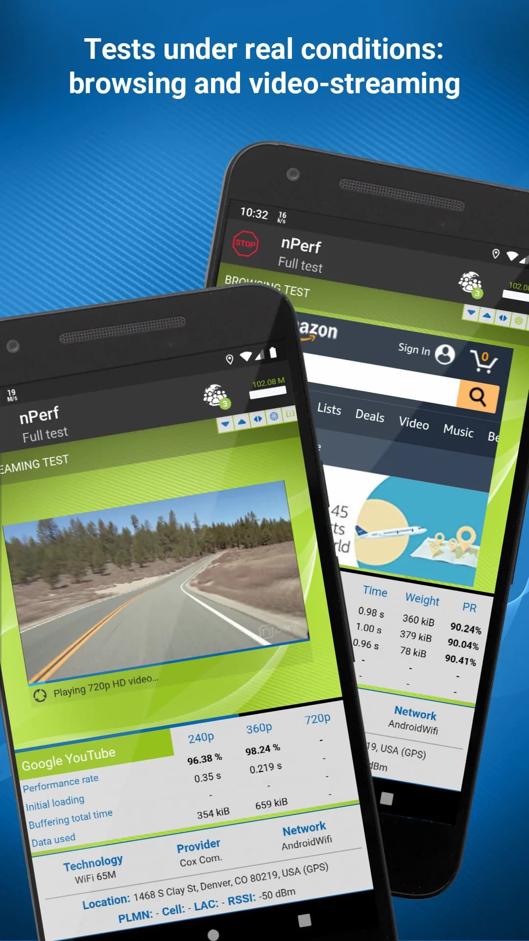 nPerf Speed Test مهكر — لقطة شاشة 2