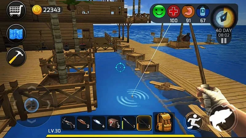 Ocean Survival مهكرة — لقطة شاشة 4