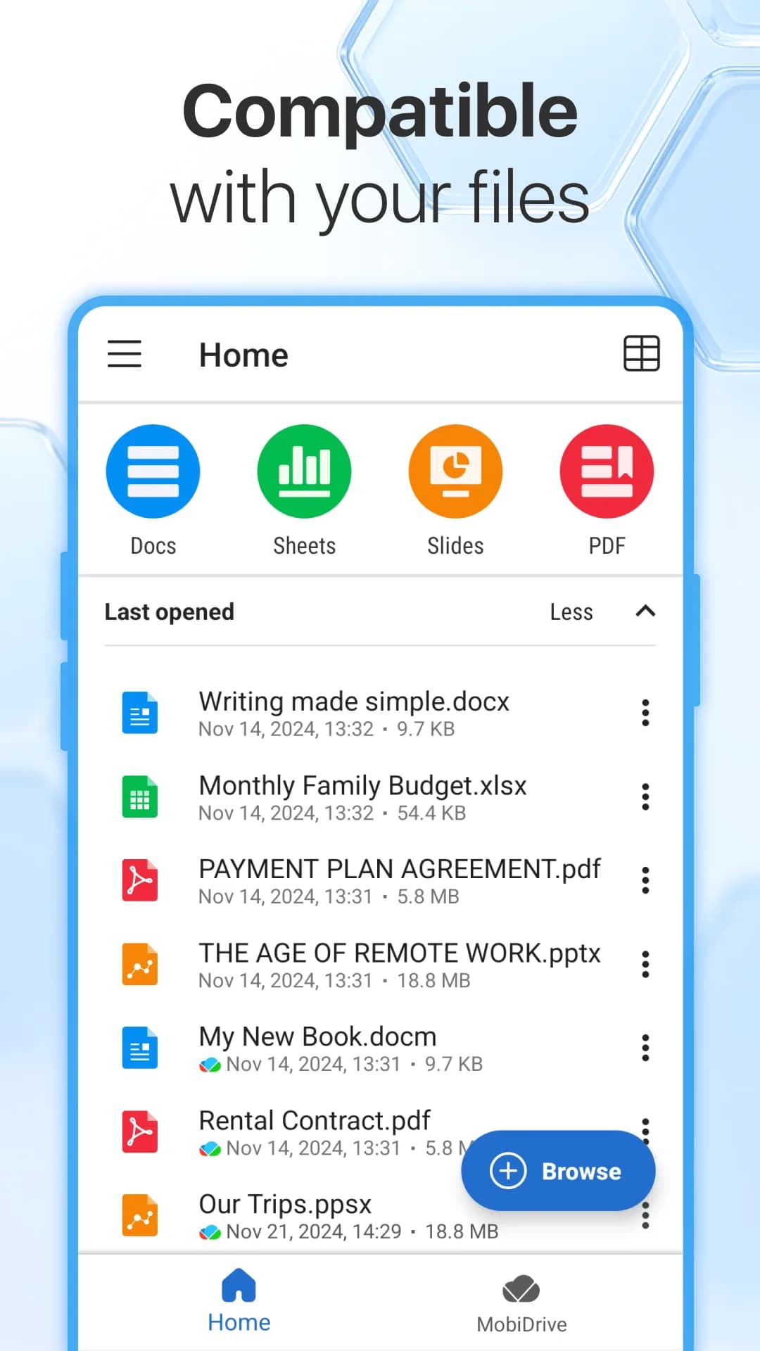OfficeSuite Pro مهكر — لقطة شاشة 7