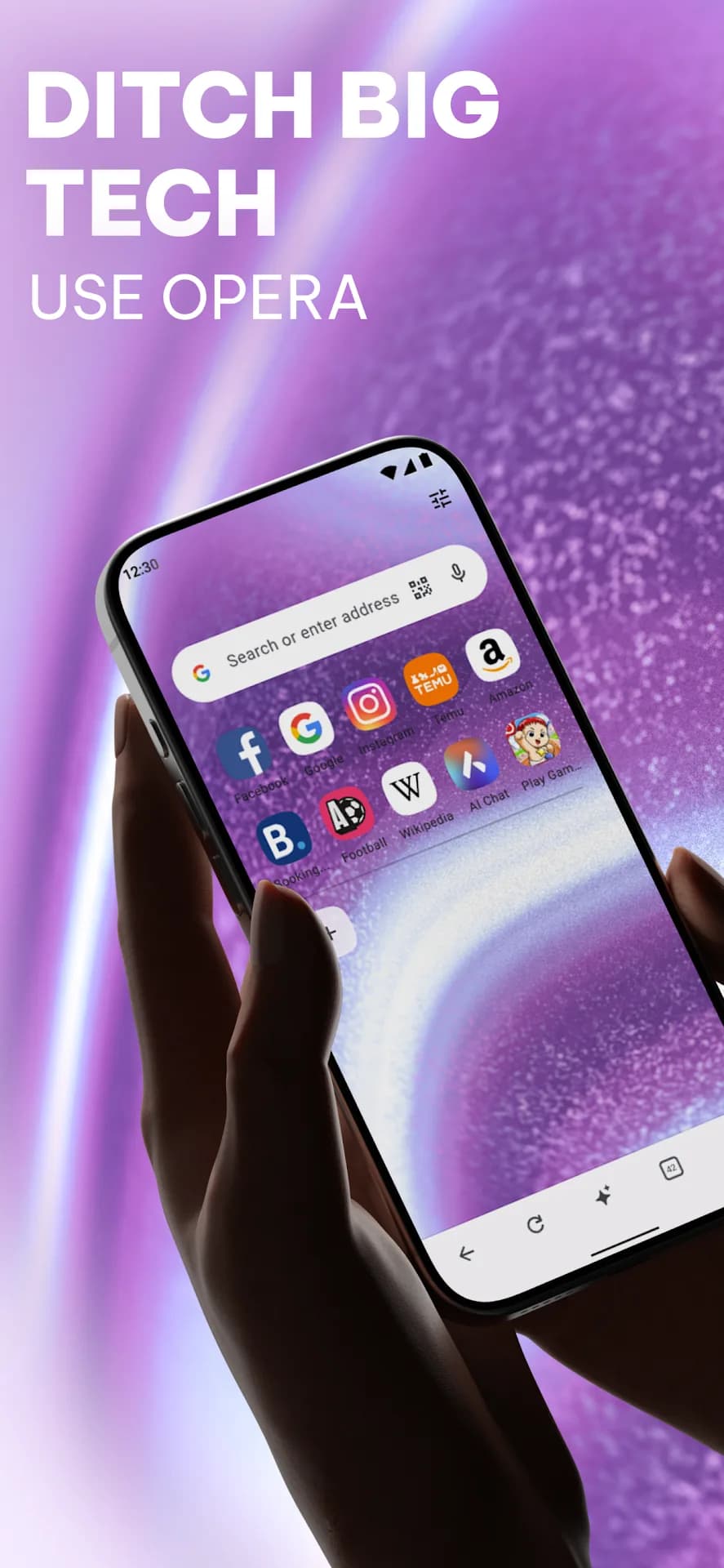 Opera Mini مهكر — لقطة شاشة 1