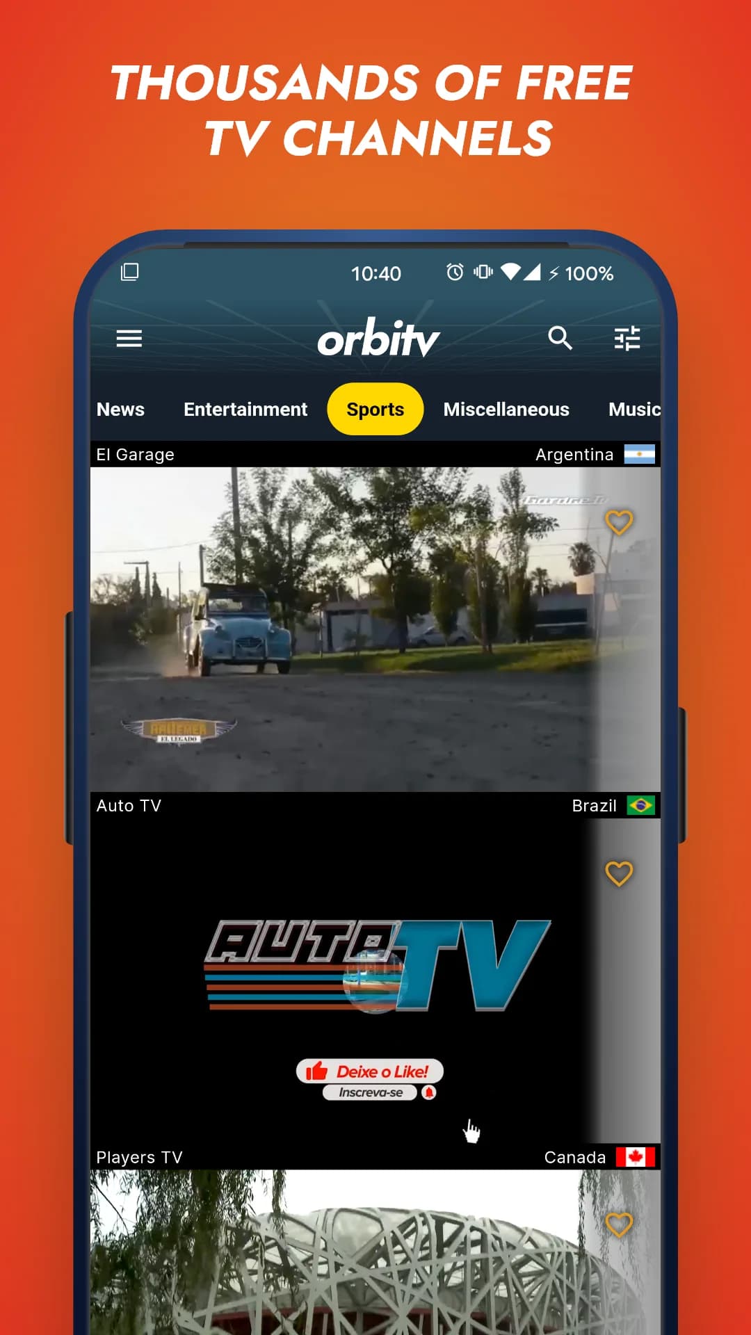 Orbitv Tv مهكر — لقطة شاشة 1