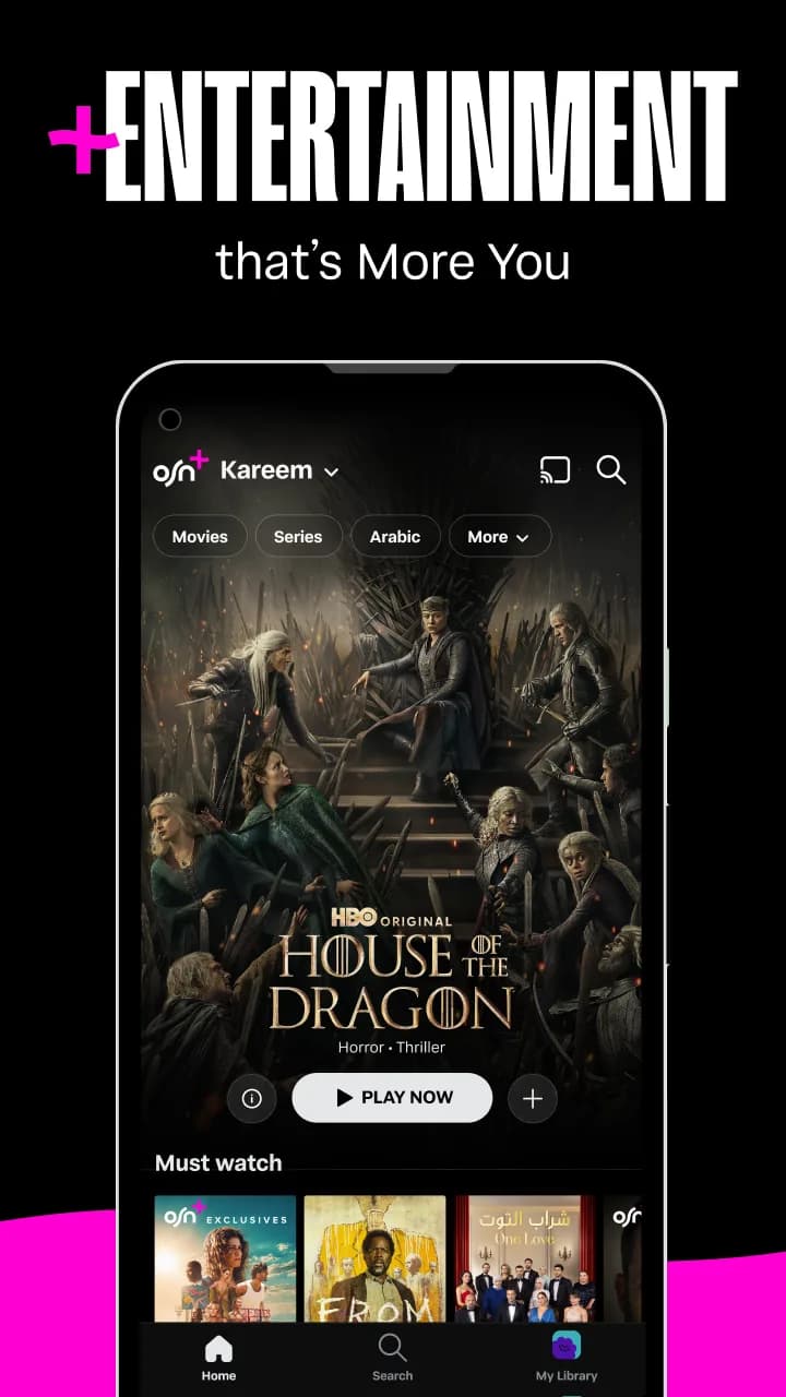 OSN PLAY مهكر — لقطة شاشة 1