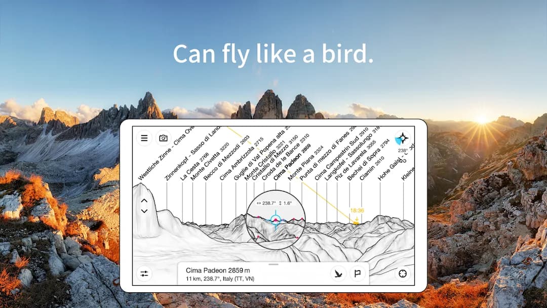 PeakFinder مهكر — لقطة شاشة 4