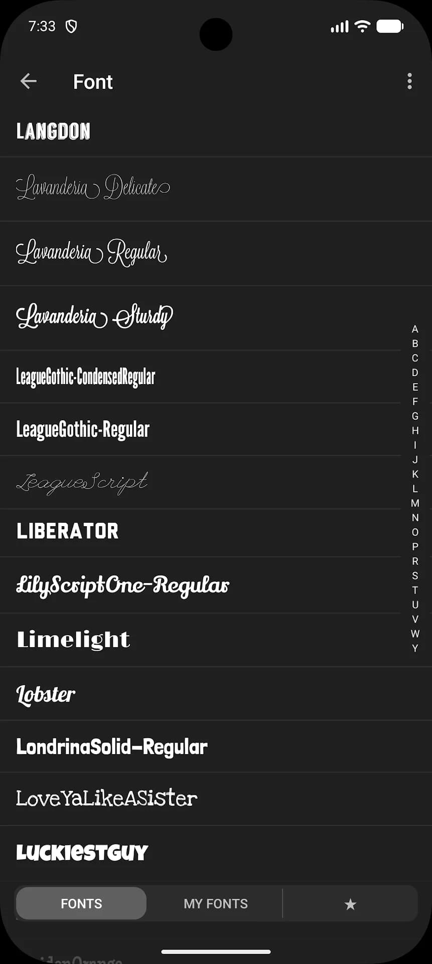 Phonto مهكر — لقطة شاشة 4