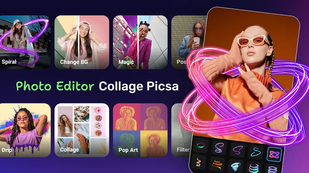 Photo Editor Picsa مهكر — لقطة شاشة 1