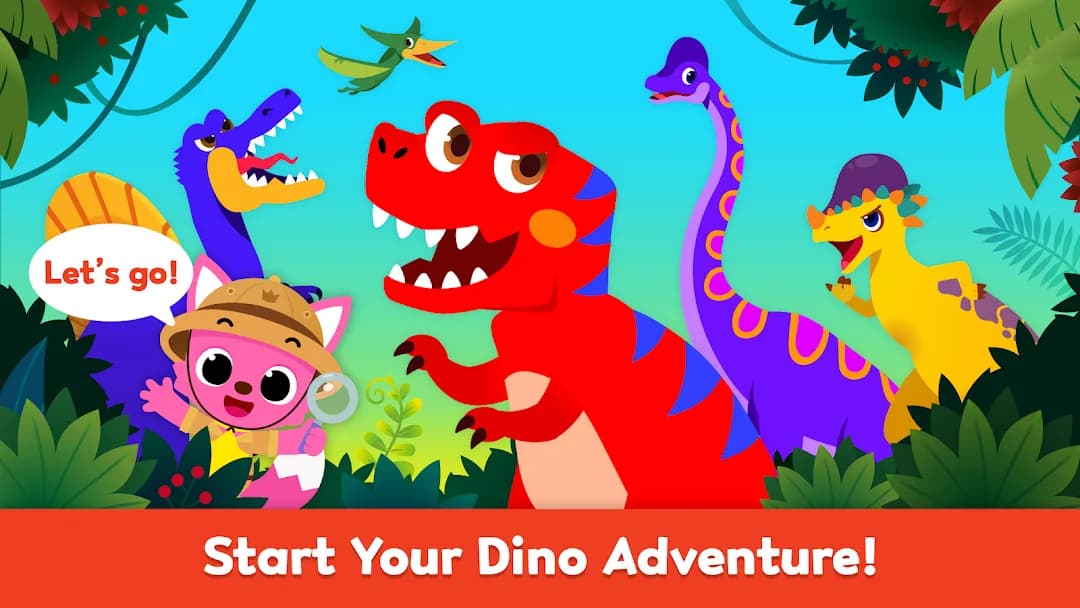 Pinkfong Dino World مهكر — لقطة شاشة 1