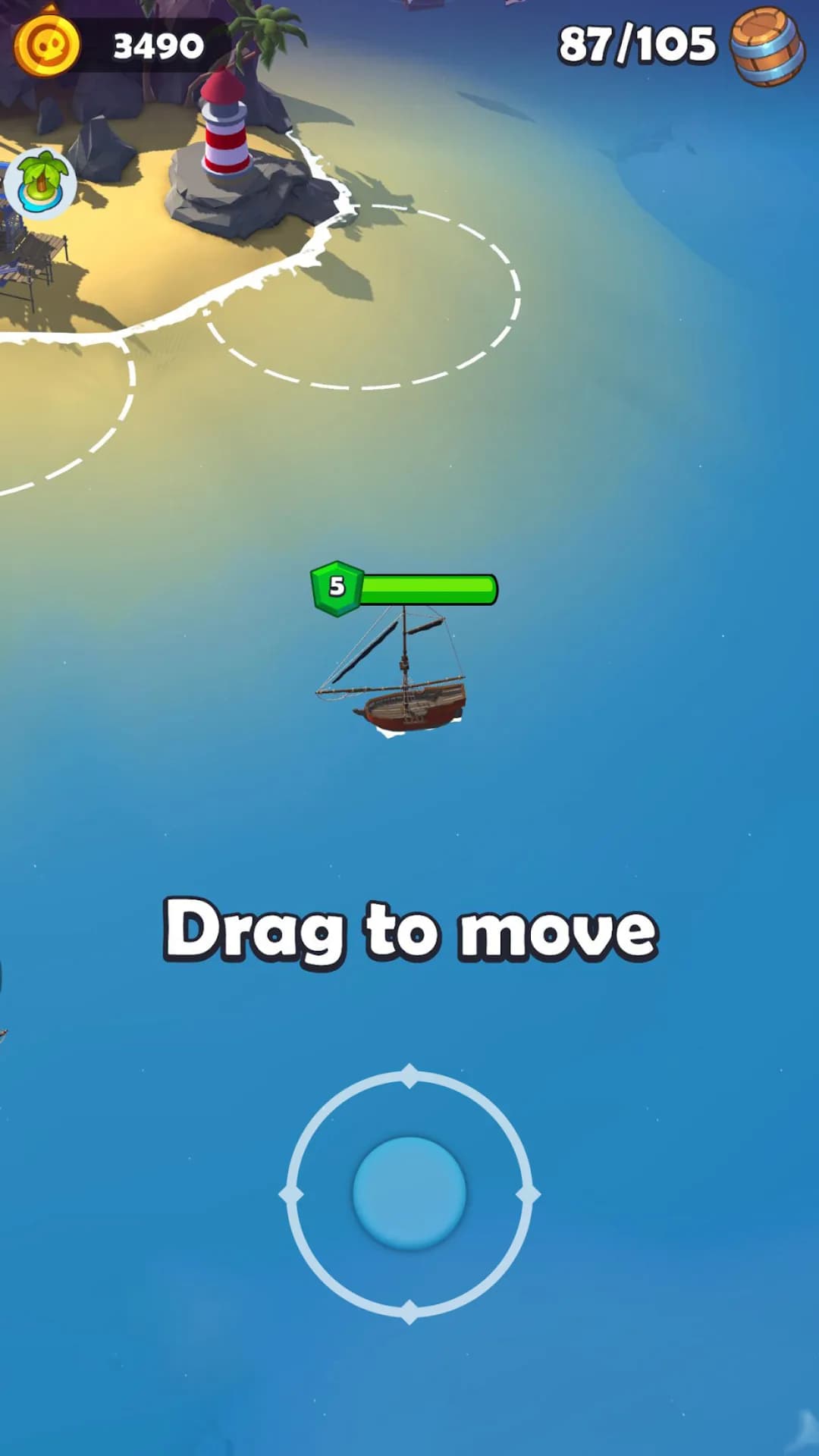 Pirate Raid مهكرة — لقطة شاشة 1