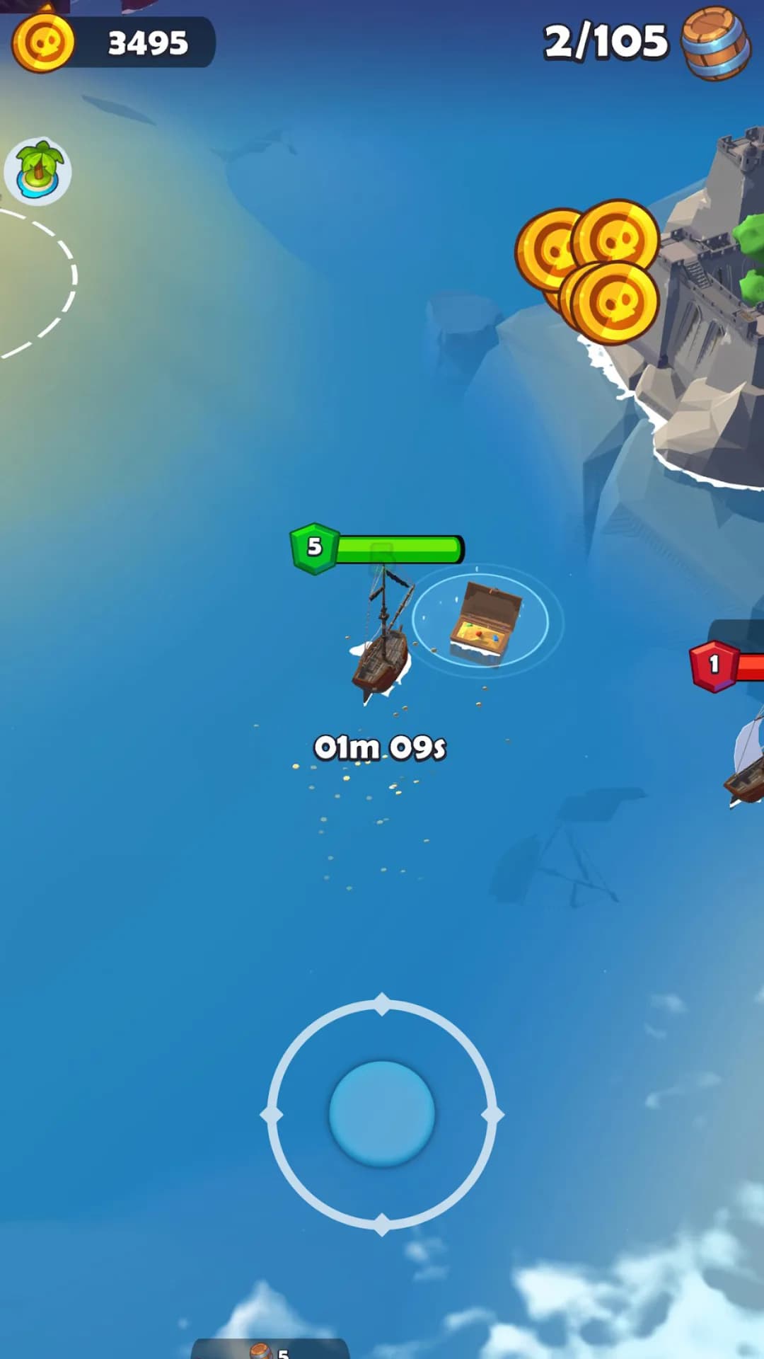 Pirate Raid مهكرة — لقطة شاشة 3