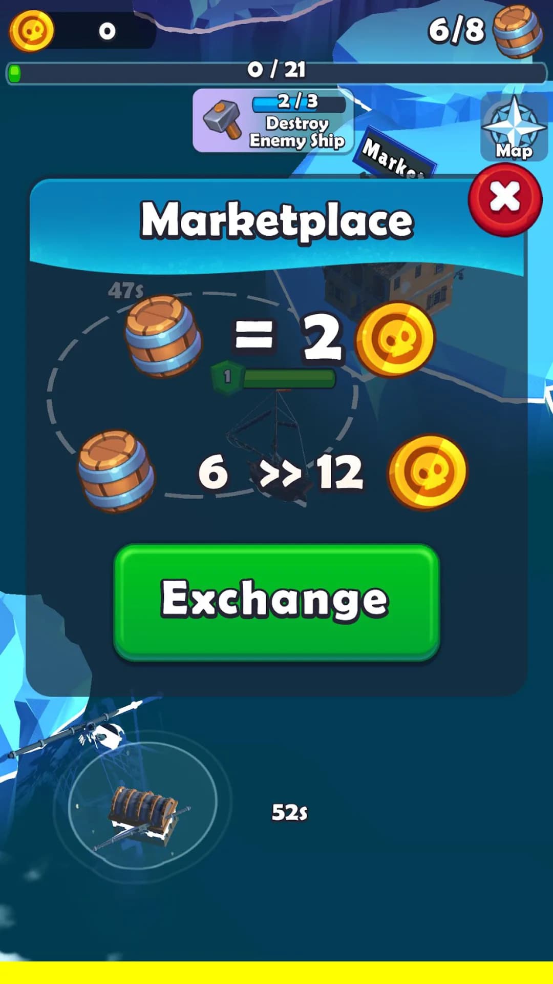 Pirate Raid مهكرة — لقطة شاشة 5