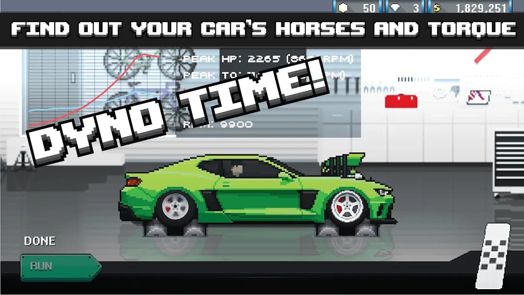 Pixel Car Racer مهكرة — لقطة شاشة 3
