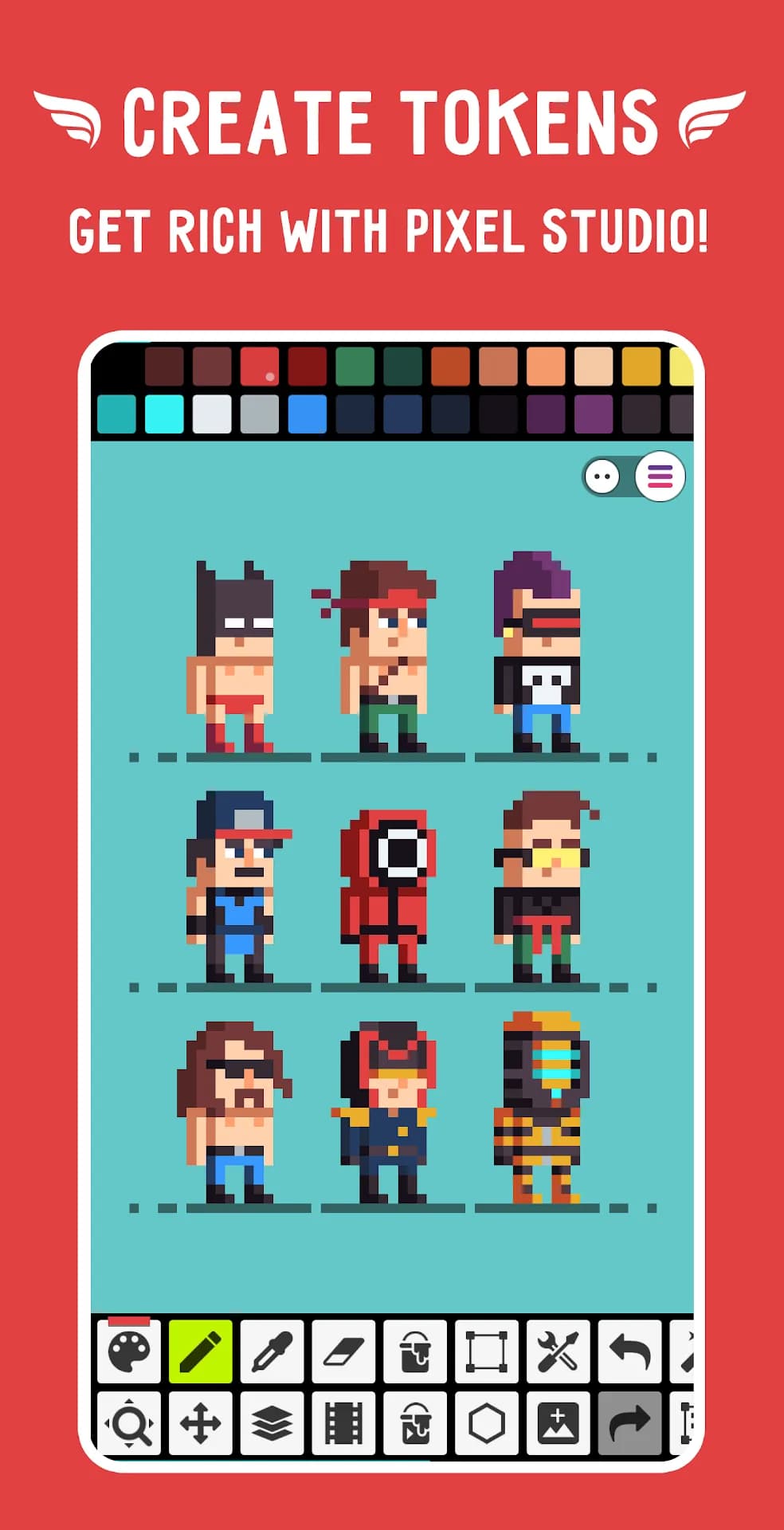 Pixel Studio مهكر — لقطة شاشة 3