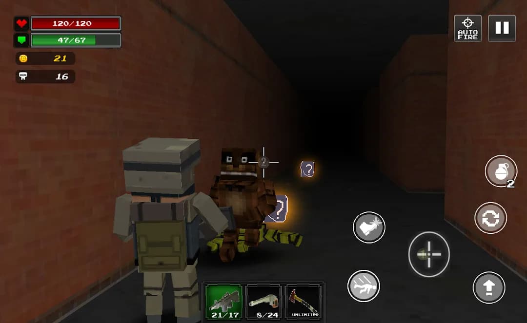 Pixel Z Hunter2 3D مهكر — لقطة شاشة 2