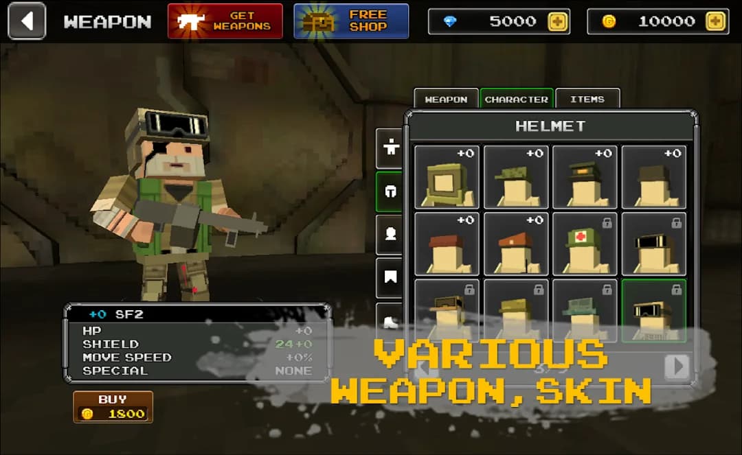 Pixel Z Hunter2 3D مهكر — لقطة شاشة 4
