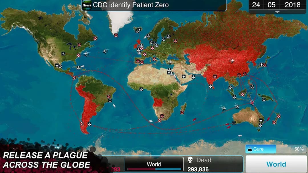 Plague Inc مهكرة — لقطة شاشة 2