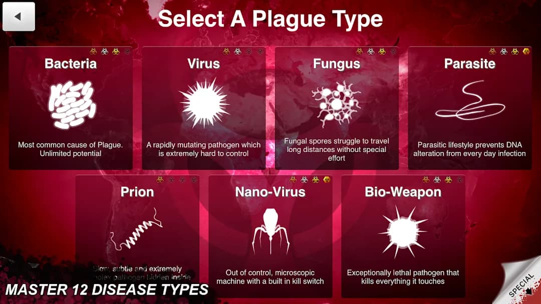 Plague Inc مهكرة — لقطة شاشة 5