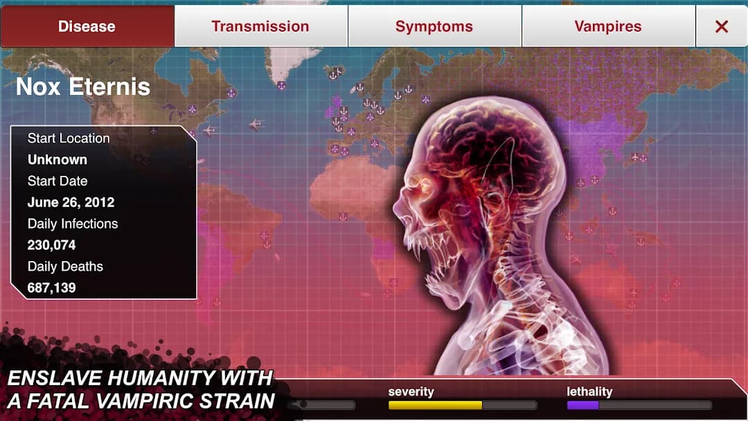 Plague Inc مهكرة — لقطة شاشة 6