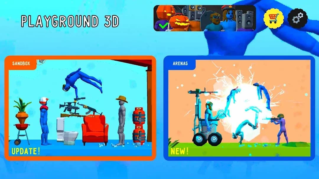 Playground 3D مهكر — لقطة شاشة 6