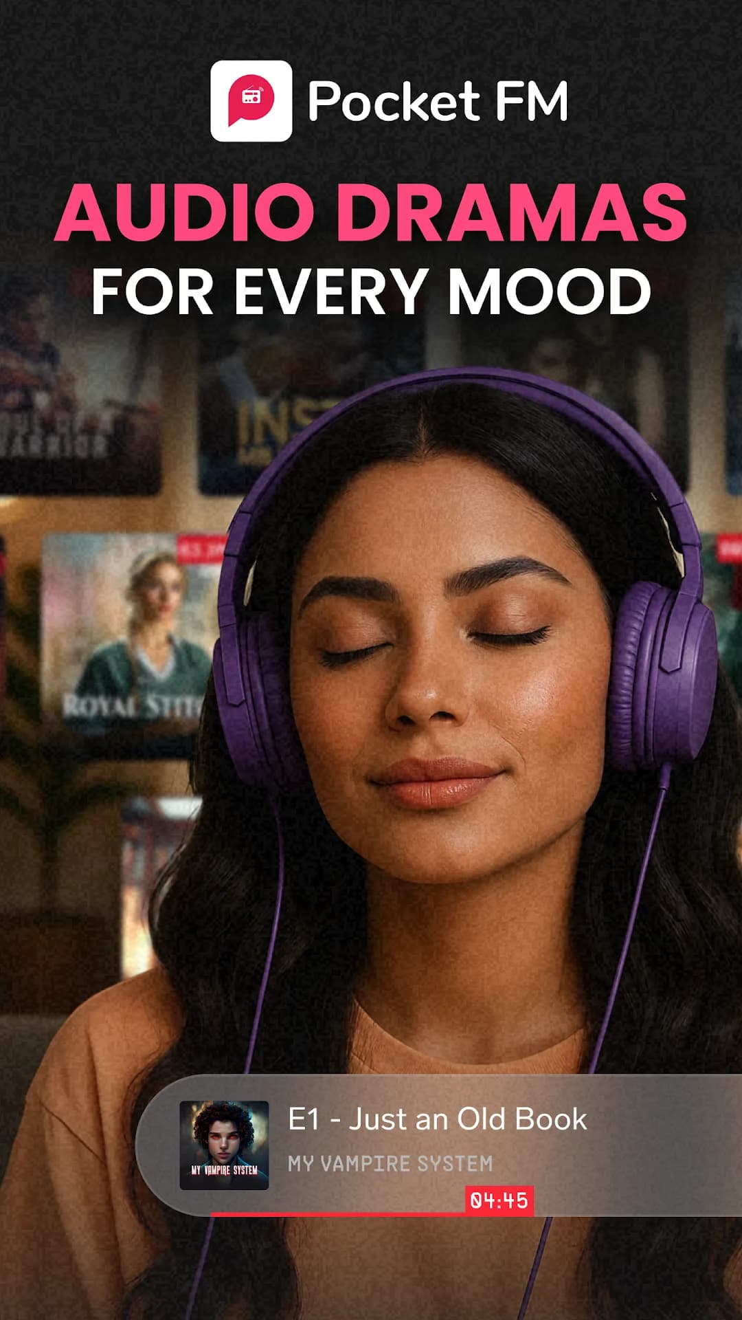 Pocket Fm مهكر — لقطة شاشة 1