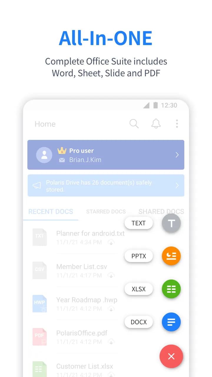 Polaris Office مهكر — لقطة شاشة 3