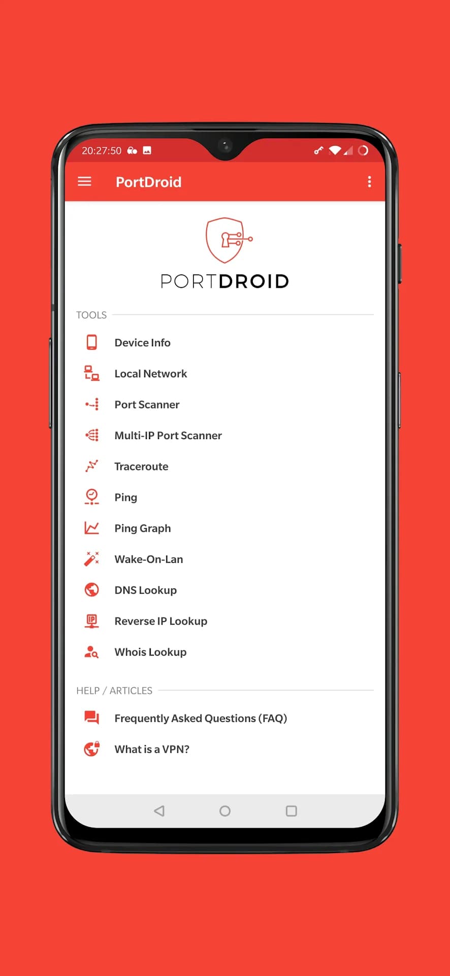 PortDroid مهكر — لقطة شاشة 1