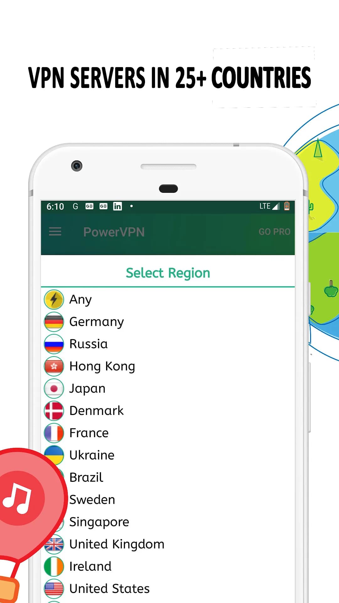 Power VPN مهكر — لقطة شاشة 4